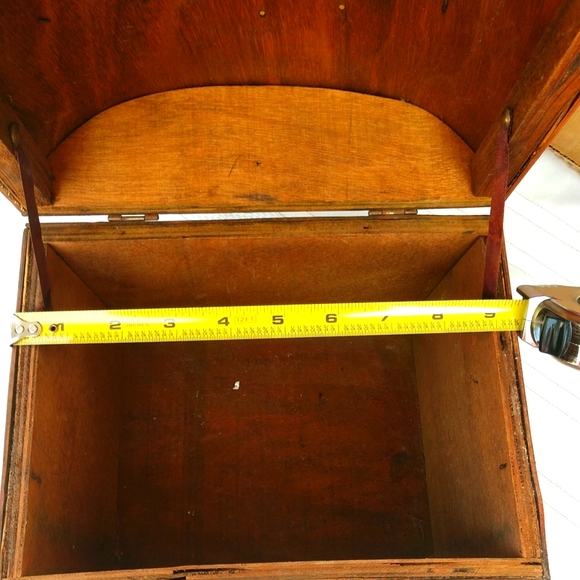 Vintage SMALL PIRATE TREASURE CHEST Tropical Home Nautical Décor 9.5" x 7" x 8". - Picture 9 of 13